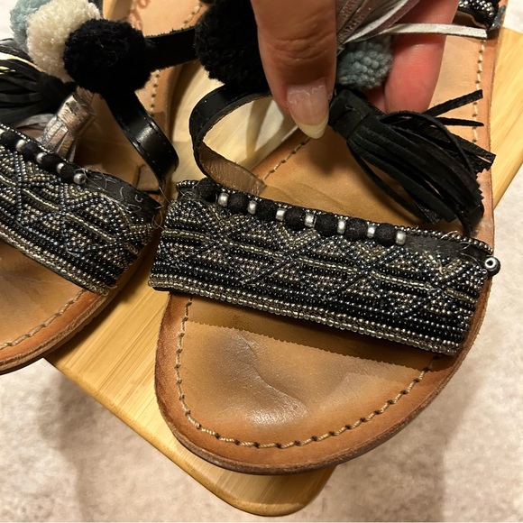 Free People Beaded Leather Sandals - Picture 8 of 14